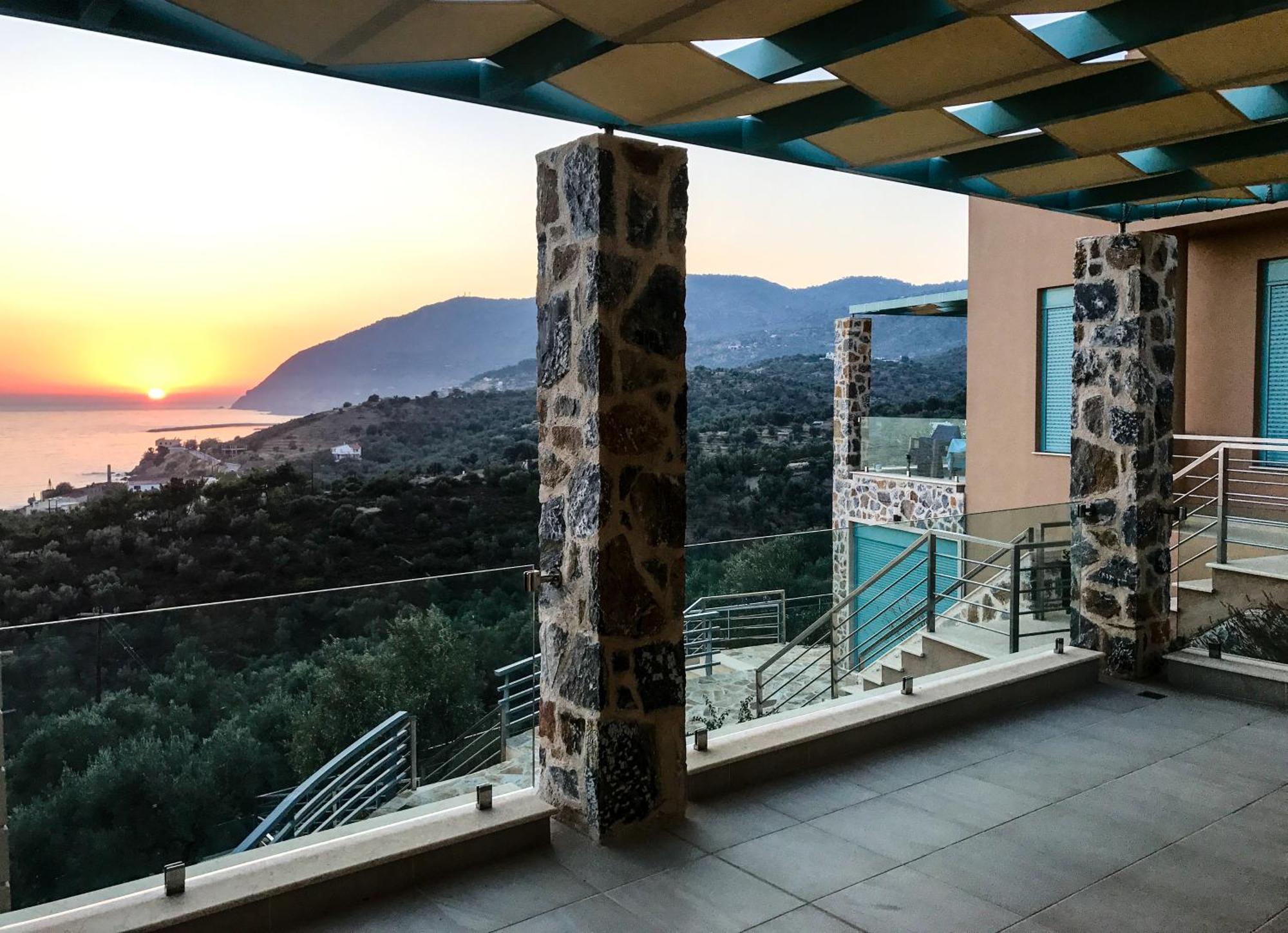 Ouzo Panoramic Houses 1, With Private Pool Plomari Exterior photo
