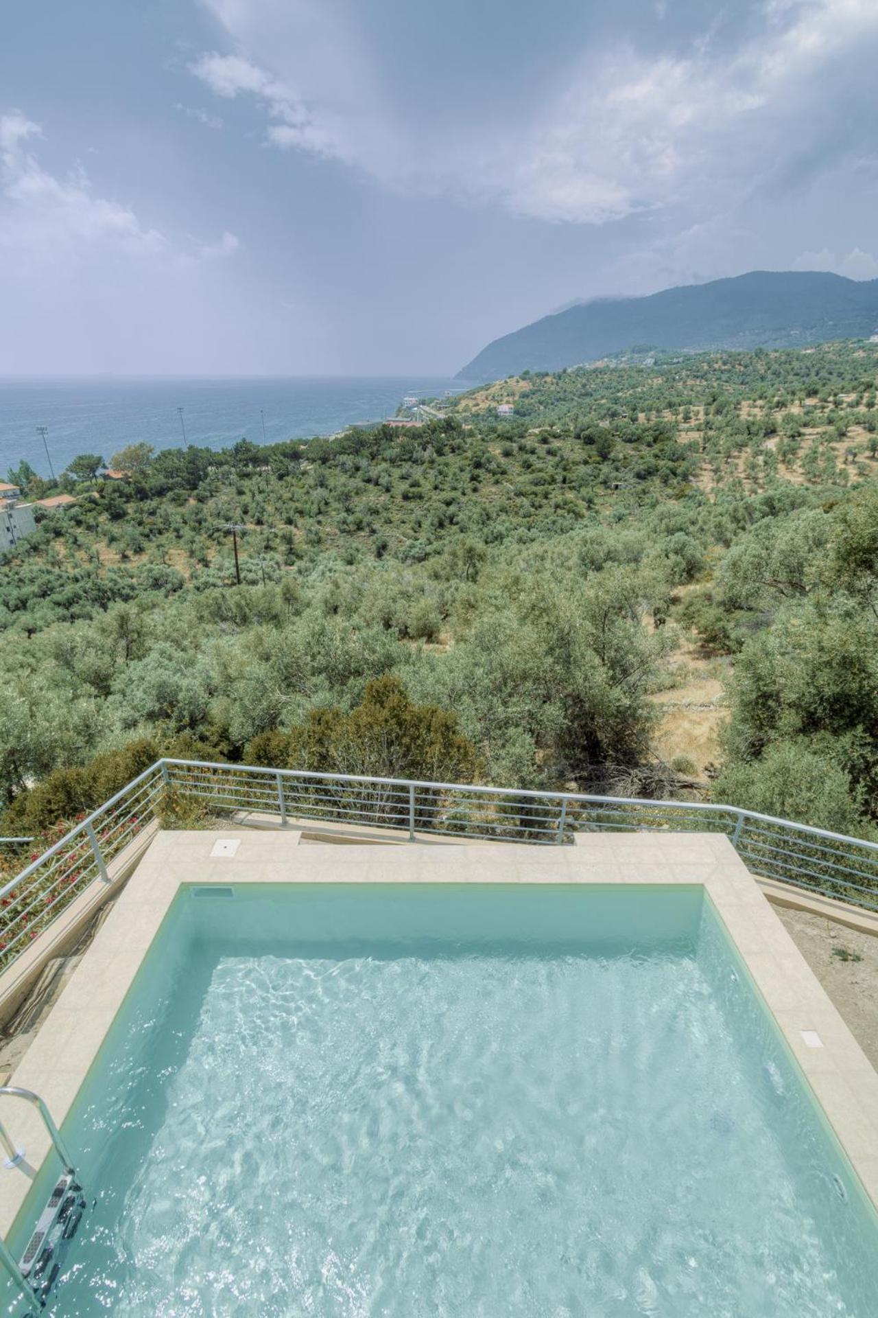 Ouzo Panoramic Houses 1, With Private Pool Plomari Exterior photo