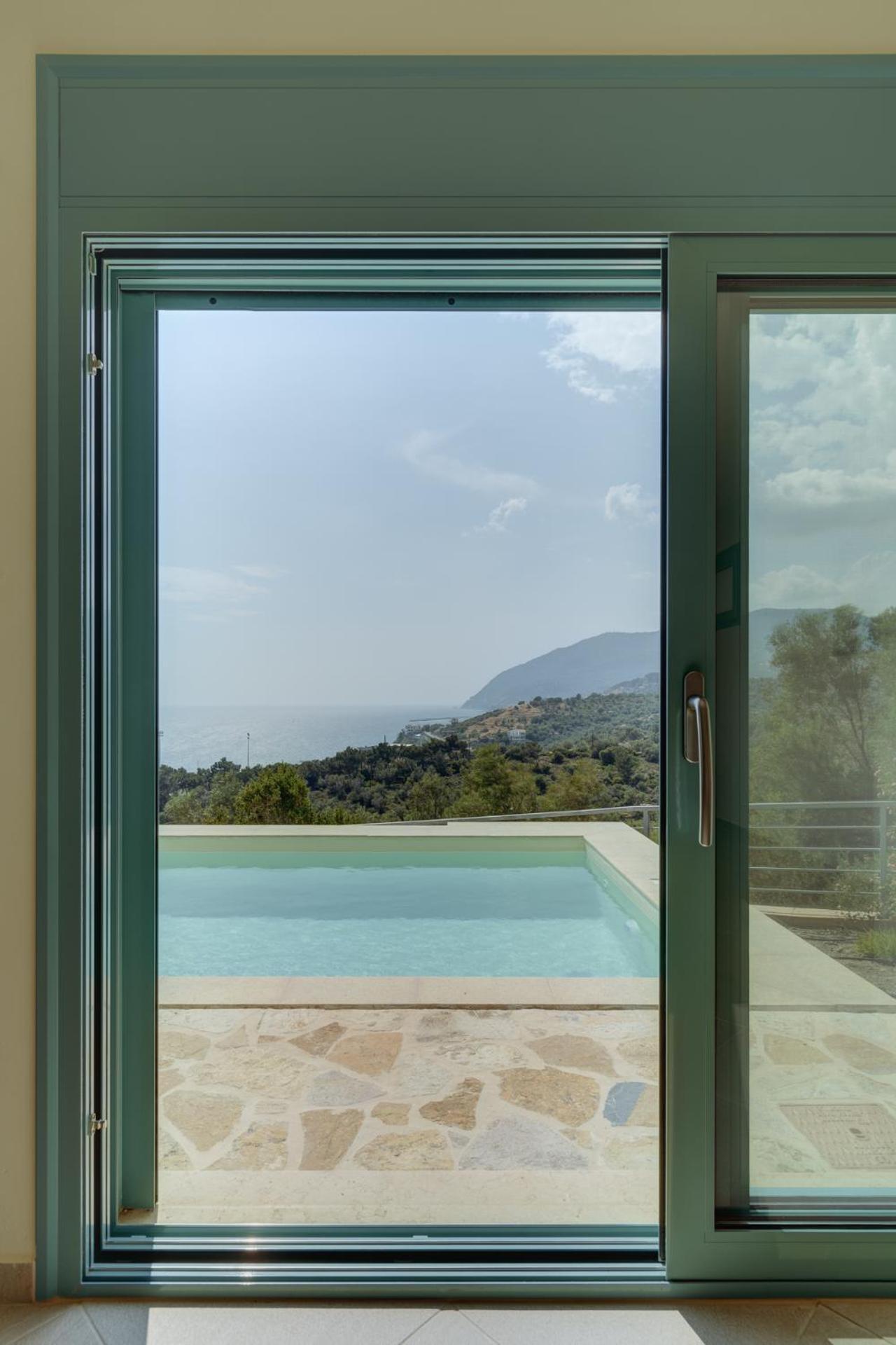 Ouzo Panoramic Houses 1, With Private Pool Plomari Exterior photo