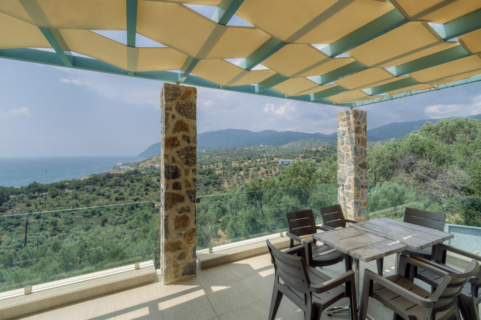 Ouzo Panoramic Houses 1, With Private Pool Plomari Exterior photo