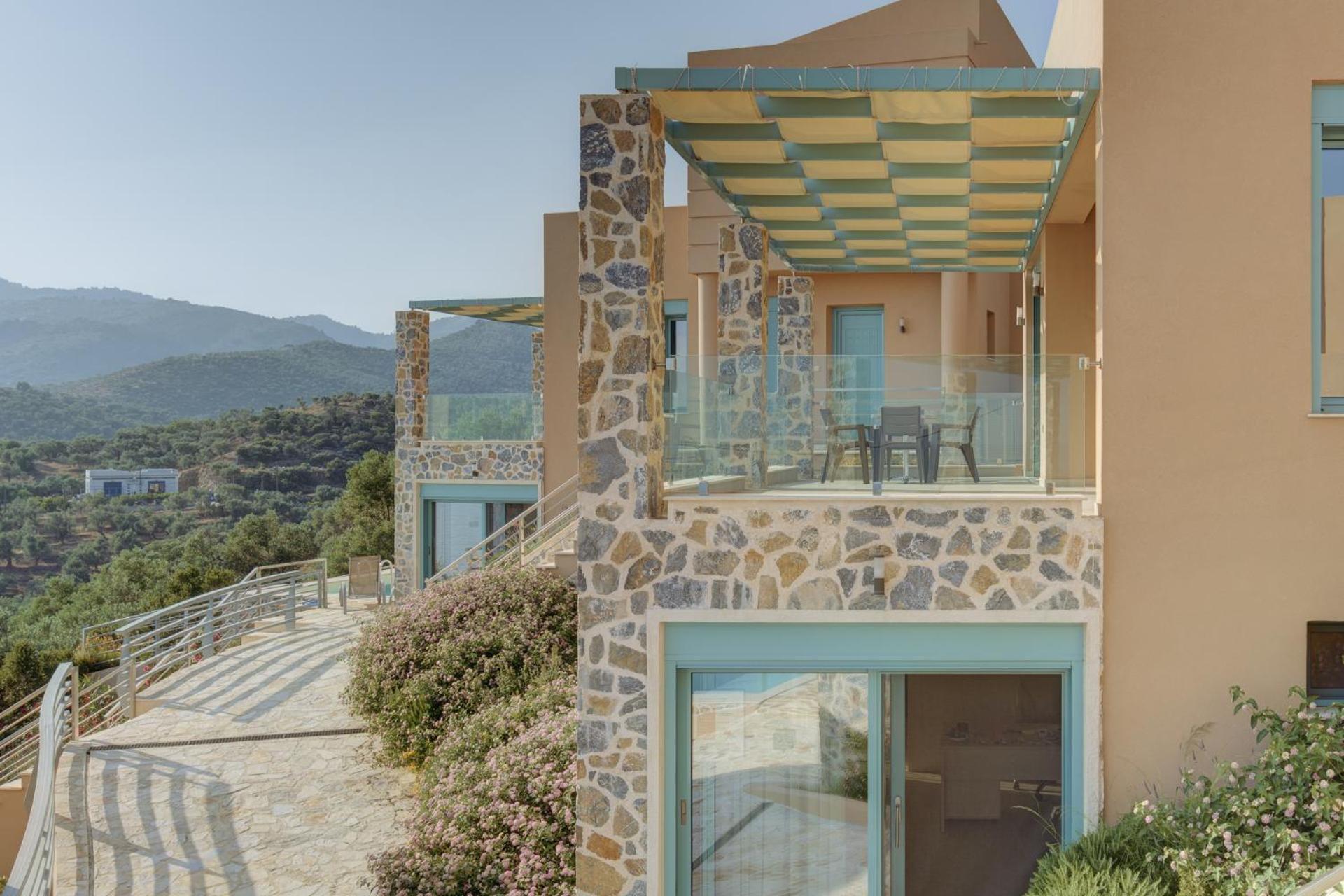 Ouzo Panoramic Houses 1, With Private Pool Plomari Exterior photo